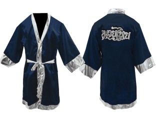 Customize Kick boxing Robe : KNFIR-125 Navy