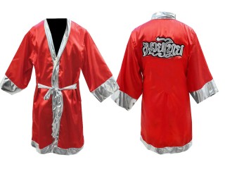 Customize Kick boxing Robe : KNFIR-125 Red