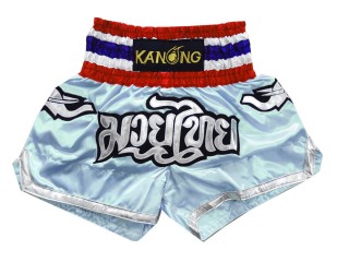 Kanong Kick boxing Shorts : KNS-125-LightBlue