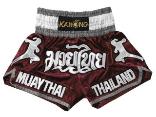Kanong Kick boxing Shorts : KNS-133-Maroon