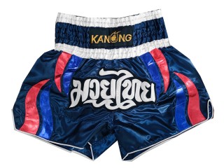Kanong Kick boxing Shorts : KNS-138-Navy