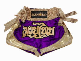 Kanong Kickboxing Shorts : KNS-132-Purple