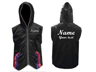 Personalized Boxing Hoodies / Walk in Jacket : KNHOD-138 Black